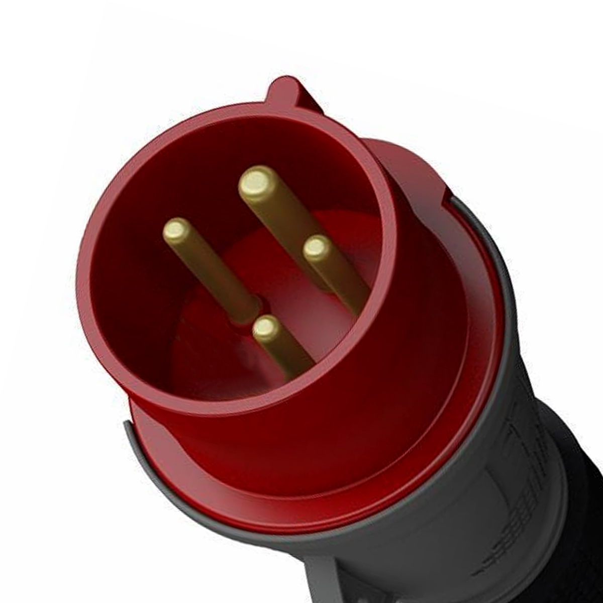 Plug Macho Plástico 3P+T 16A 380/415V Vermelho 6H Ip44 316BP6 - ABB