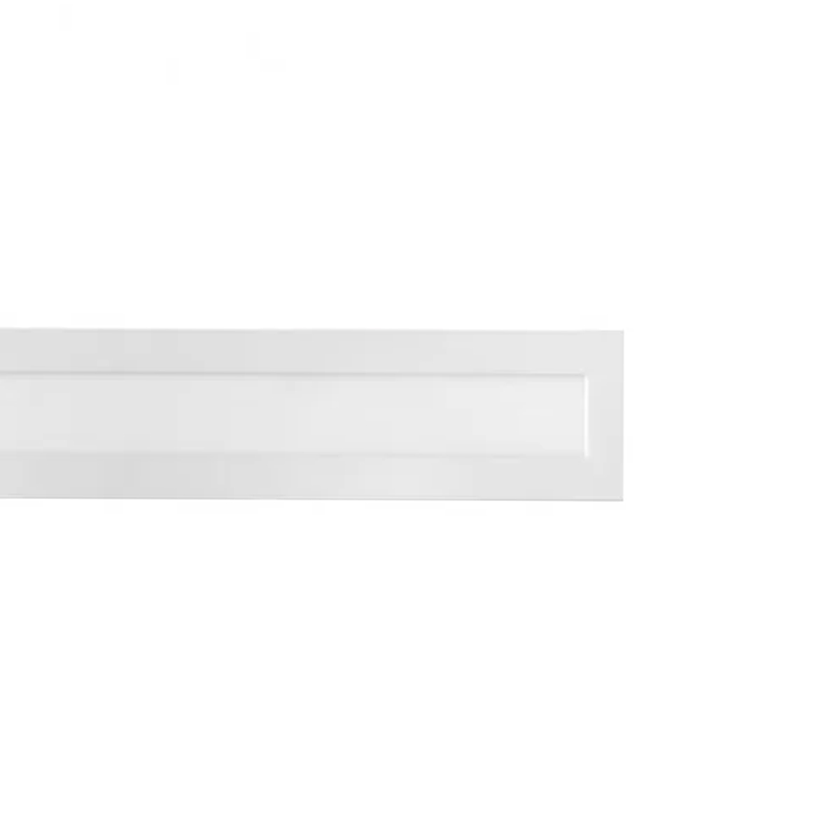 Luminária Plafon Led Embutir Retangular Branco 18W Bivolt Luz Amarela 3000K 1290Lm - Bella