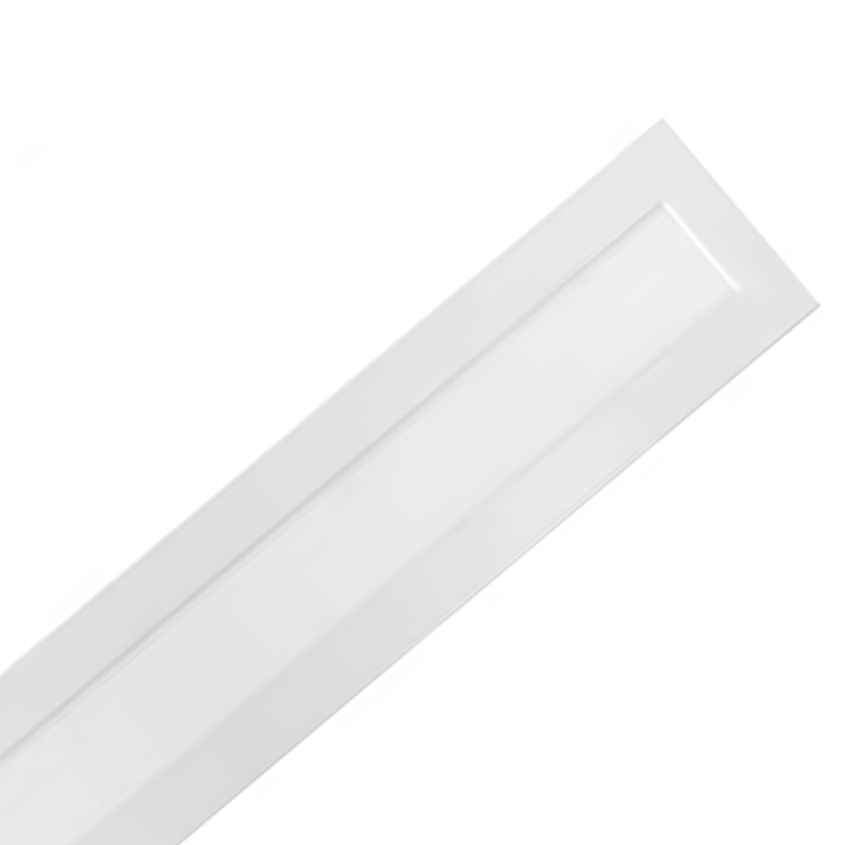 Luminária Plafon Led Embutir Retangular Branco 18W Bivolt Luz Amarela 3000K 1290Lm - Bella