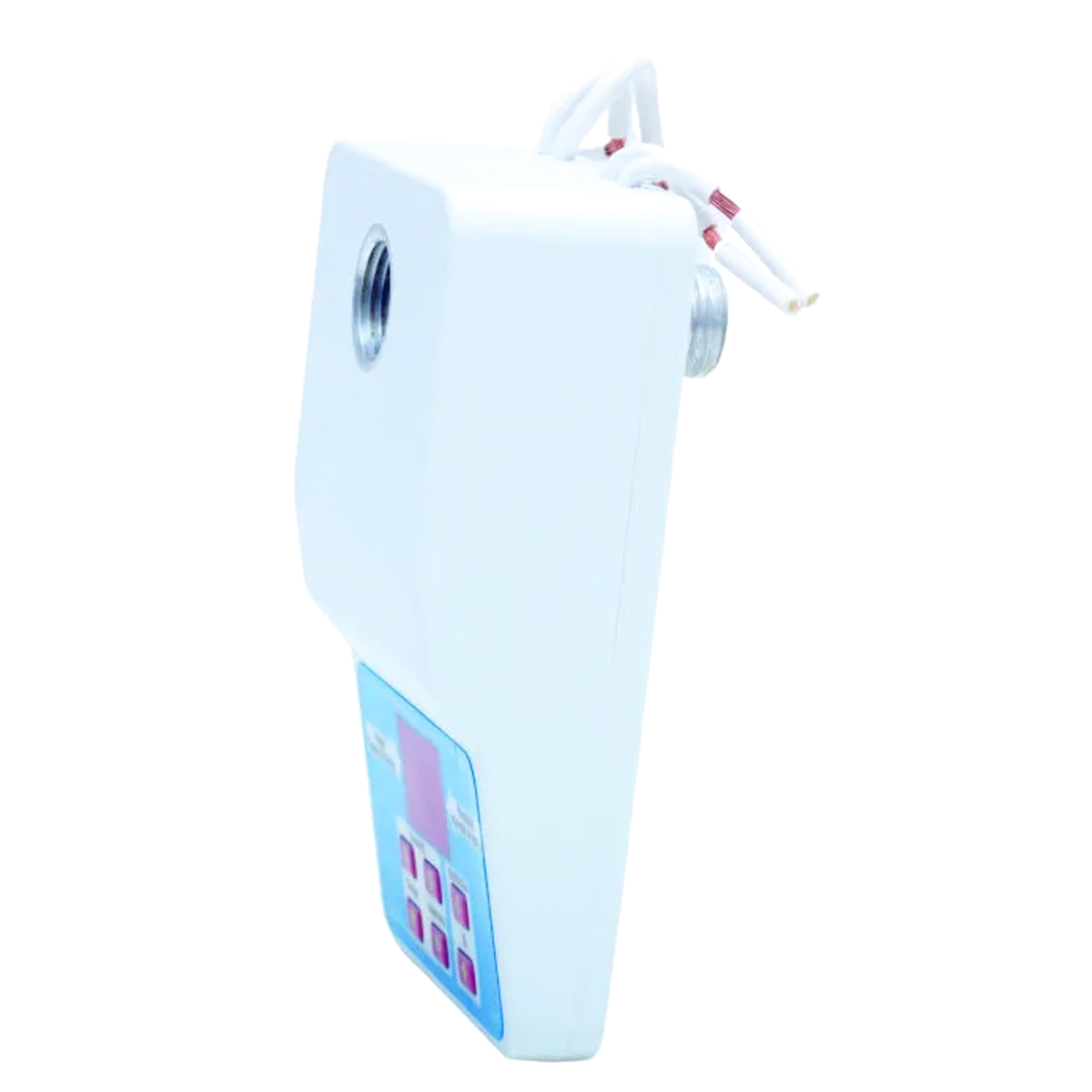 Controle Timmer Digital De Chuveiro Branco Abs Qct01 - Qualitronix