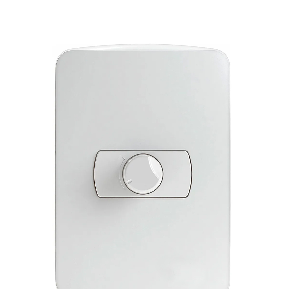 Módulo Variador Rotativo Para Ventilador E Lâmpada 127V Com Placa 4X2 Branca - Pw