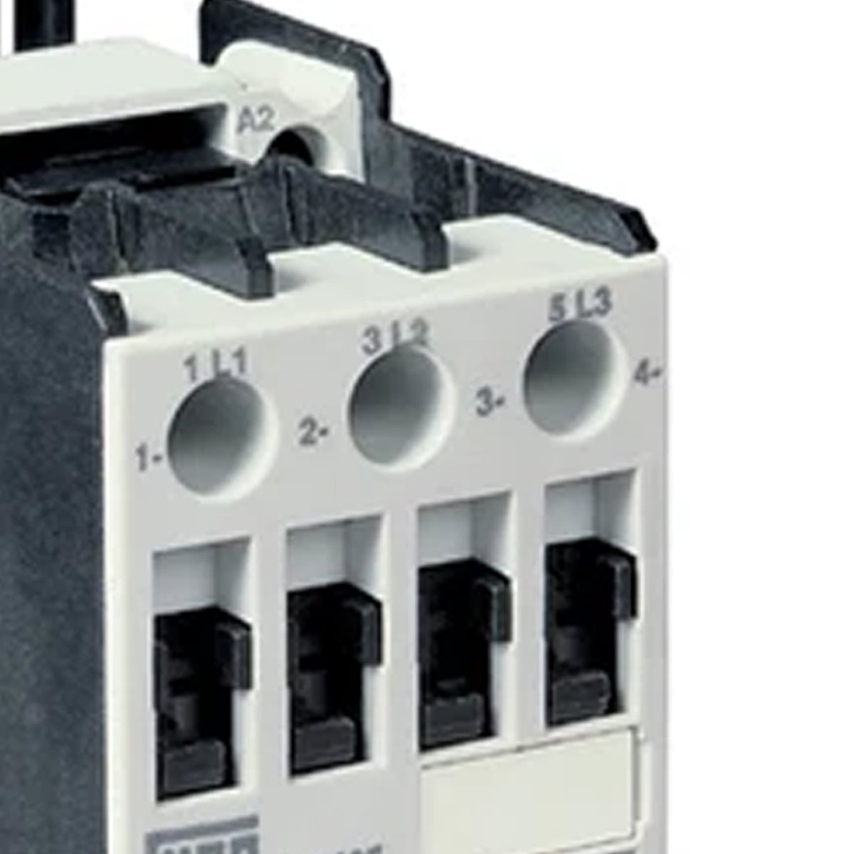 Contator Potência Tripolar 25A 20/24V 50/60Hz Terminal Parafuso Fixação Trilho/Parafuso Weg