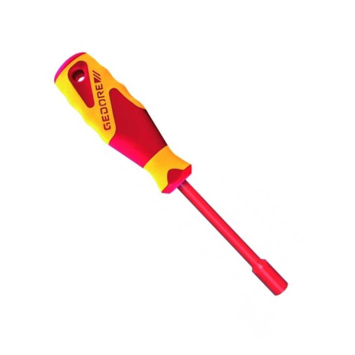 Chave Canhoa Isolada 1000V Vde 8 Polos Cabo Ergonômico Amarelo/Vermelho 091.793 Gedore