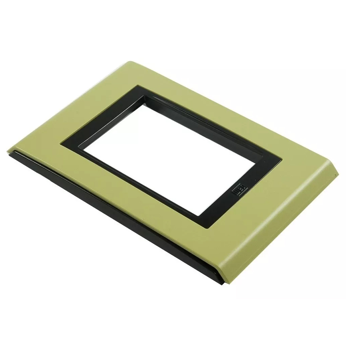 Placa Acabamento 4X2 3 Postos Preto/Pistache Refinatto Style 13977990 - WEG