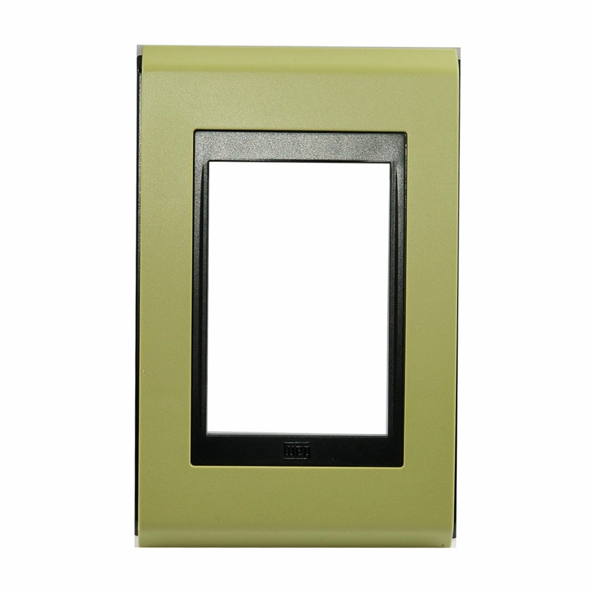 Placa Acabamento 4X2 3 Postos Preto/Pistache Refinatto Style 13977990 - WEG