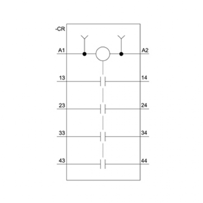 Contator Auxiliar 10A 220V 4Na 50/60Hz 3RH21401AN20 - Siemens
