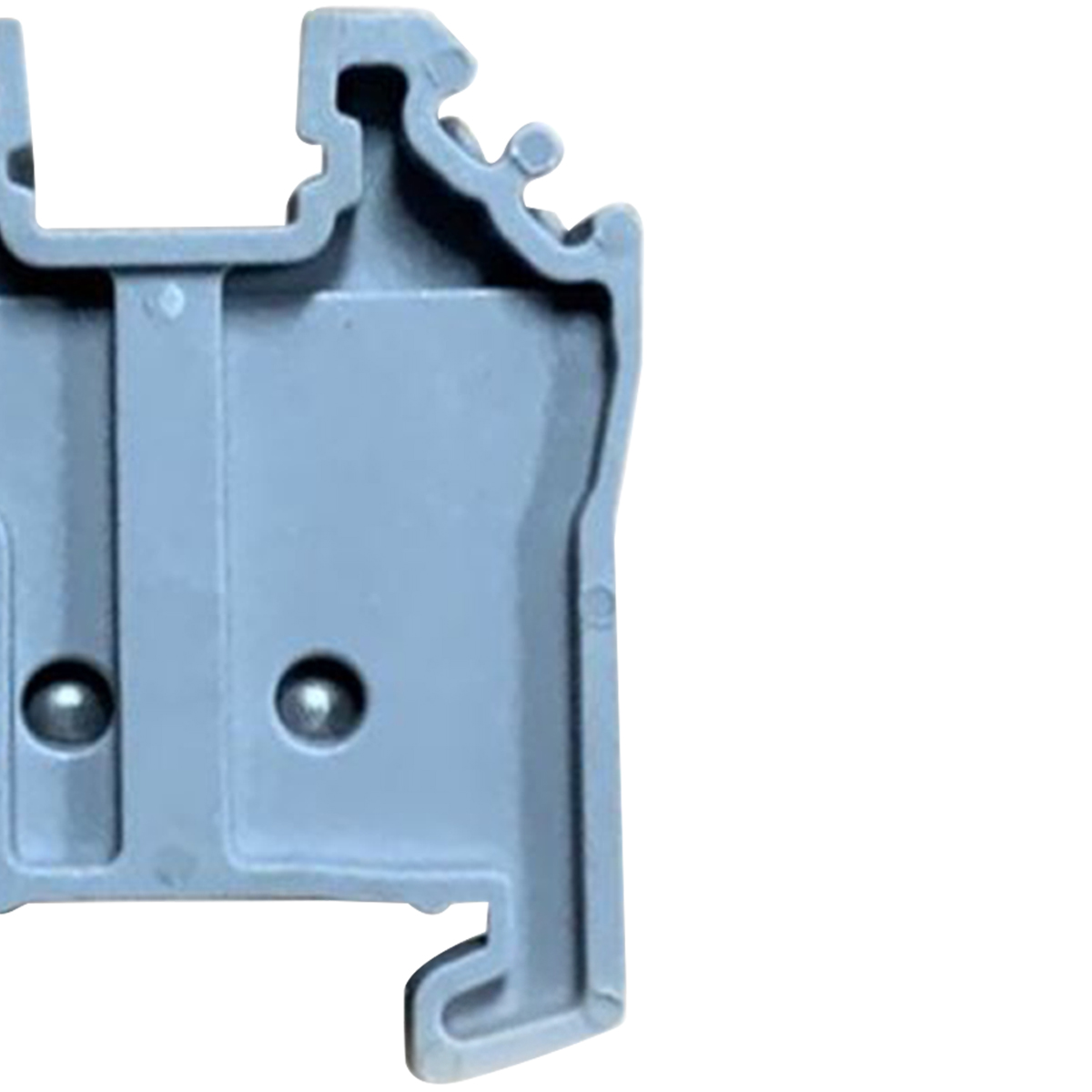 Poste Final Para Trilho Mr15 Cinza Plástico Para Mini Bornes 12603989 Weg