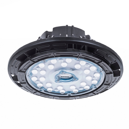 Luminária Industrial Highbay Led Preto 85W Bivolt 6500K Luz Branca - Philips