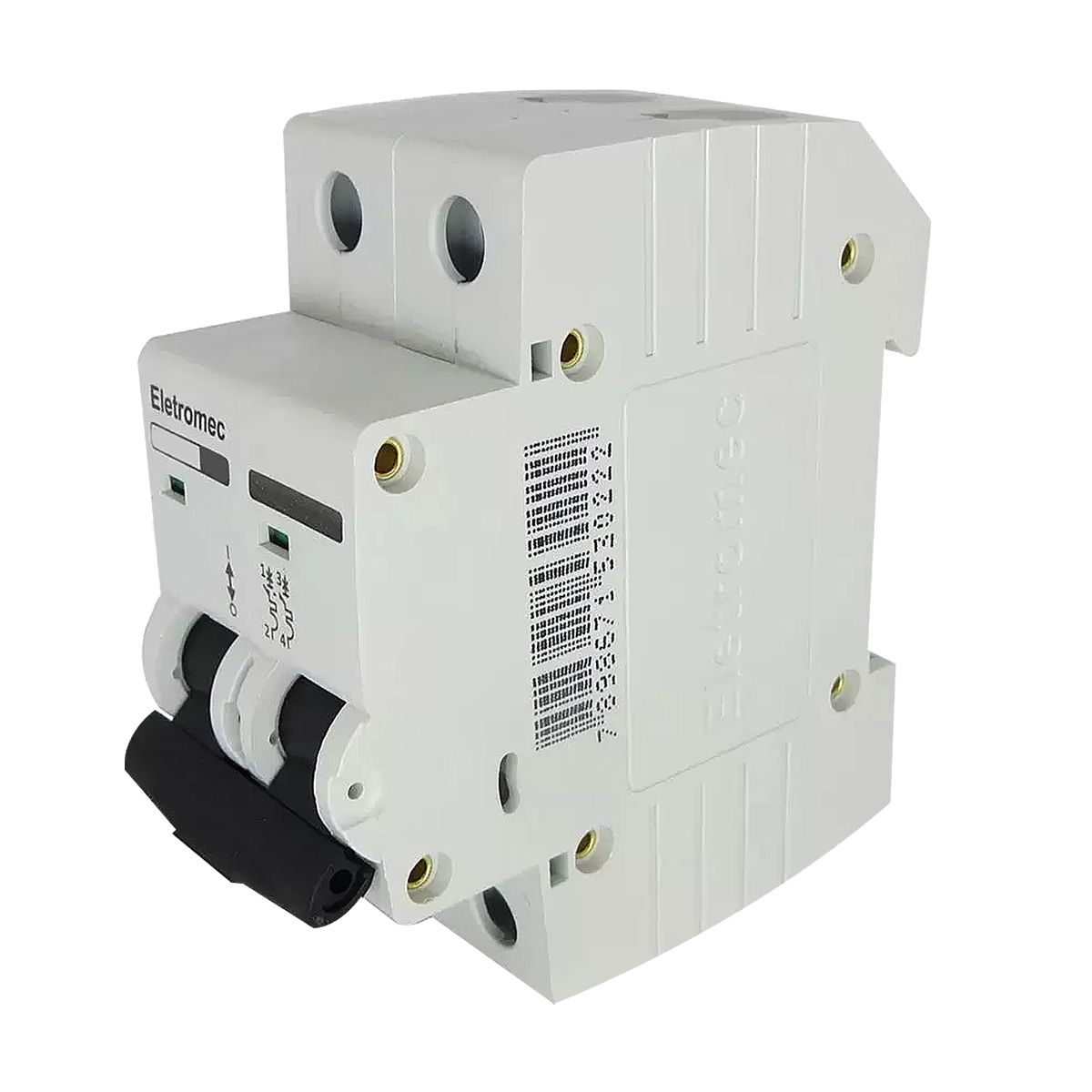 Disjuntor Mini Din Bipolar 70A Curva C 3Ka 400/440V ELMD-2C70 - Eletromec