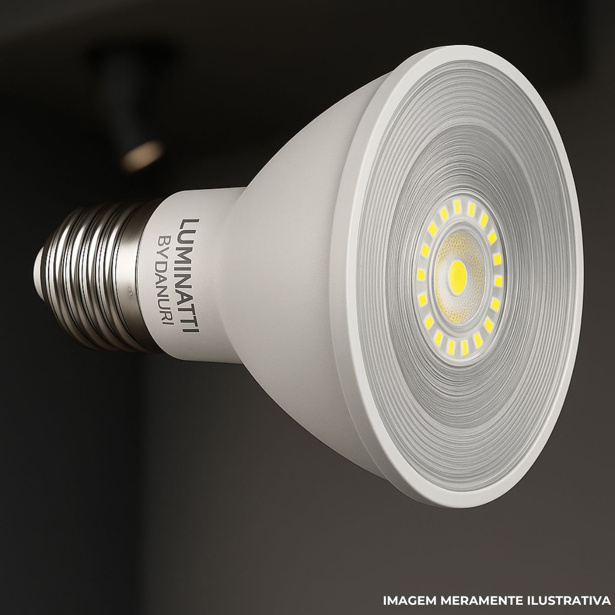 Lâmpada Led Par30 10W Bivolt E27 6000K Branco Frio Luz Branca 940Lm 38G - Luminatti