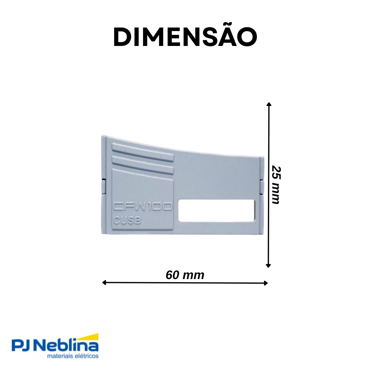 Módulo Comunicação Inversor Usb Cfw100 C/Cabo 2M - Weg