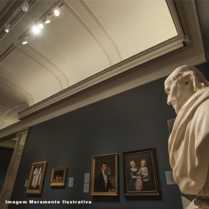 Luminária Spot Trilho Redonda Preto Para Lâmpada Ar70 9,5W Gu10 - Osram/Ledvance