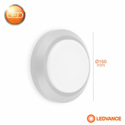 Luminária Arandela Led Redondo Branco 3W Bivolt 3000K Luz Amarela - Osram/Ledvance