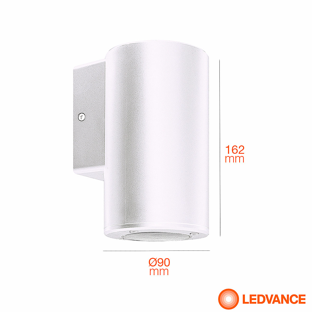 Luminária Arandela Cilíndrica Branco 11W Gu10 - Osram/Ledvance