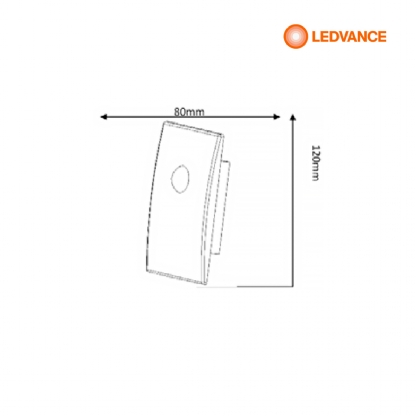 Sensor Presença Embutir Parede Bivolt Alcance 9 Metros Branco - Osram/Ledvance