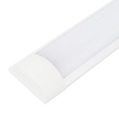 Luminária Perfil Led Sobrepor Retangular 18W 1260Lm Bivolt 3000K Luz Amarela - Gaya