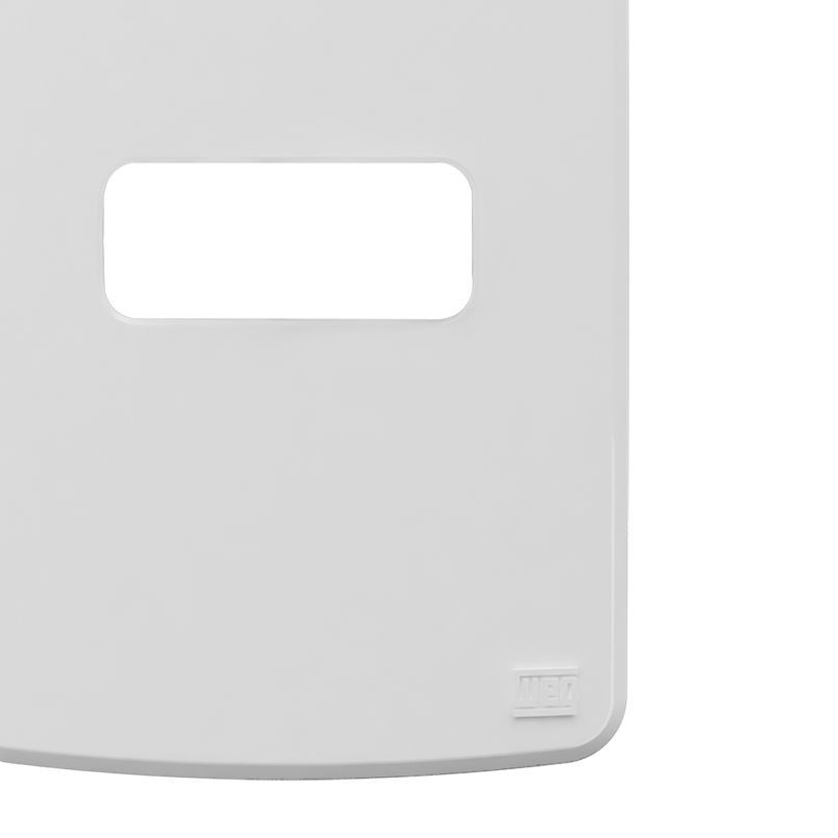 Placa Acabamento 4x2 1 Posto Horizontal Branco Antimicrobiana Composé Nobac Weg