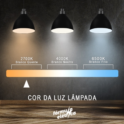 Lâmpada Led Inteligente Smart Bivolt 3 Tons Dimmer E27 9W 2700K Luz Amarela - Ourolux