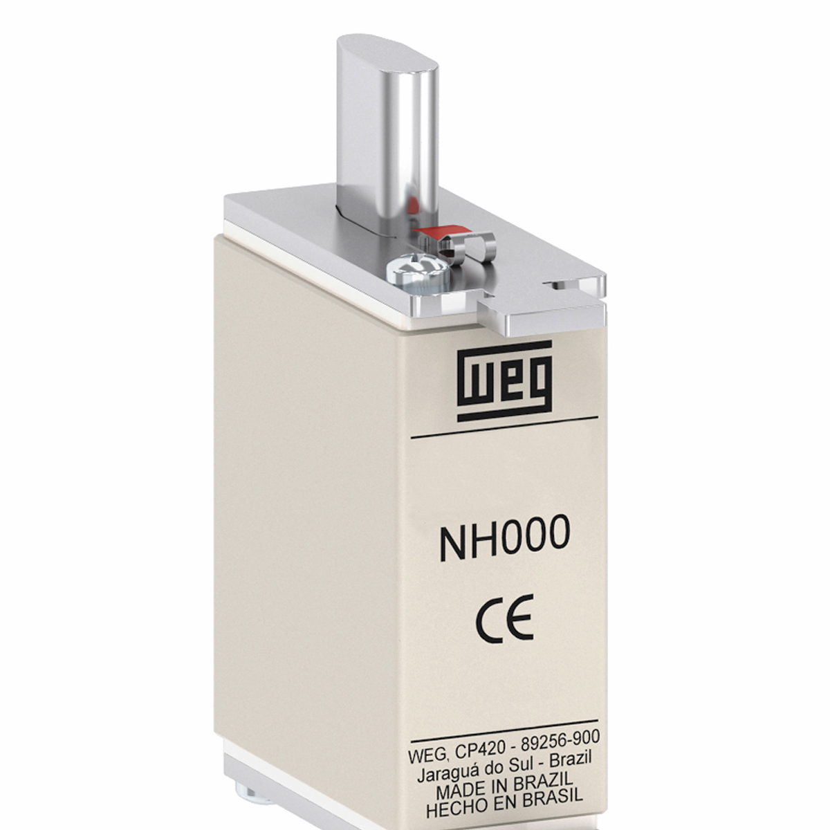 Fusível Nh Ultra-Rápido T-000 50A 690Vca 100Ka Ar FNH000-50K-A - WEG