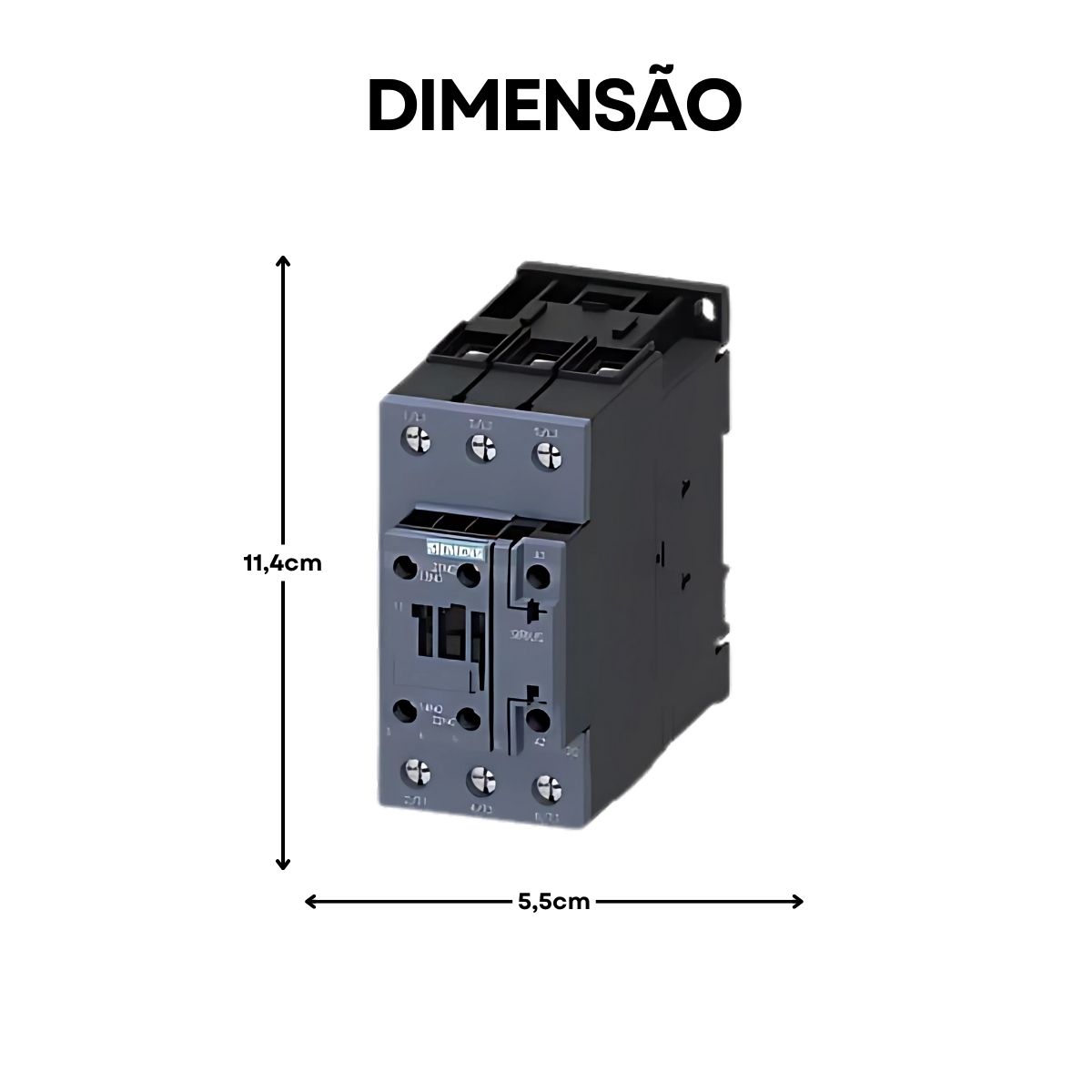 Contator Tripolar 40A 120V 1NA+1NF 50/60Hz  - Siemens