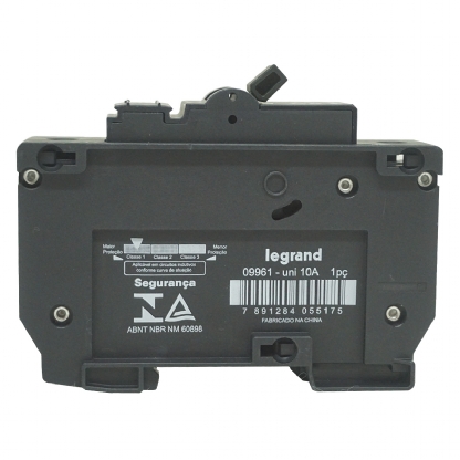 Disjuntor Mini Unic Unipolar 10A Curva C 3Ka 220V 09961 - Pial