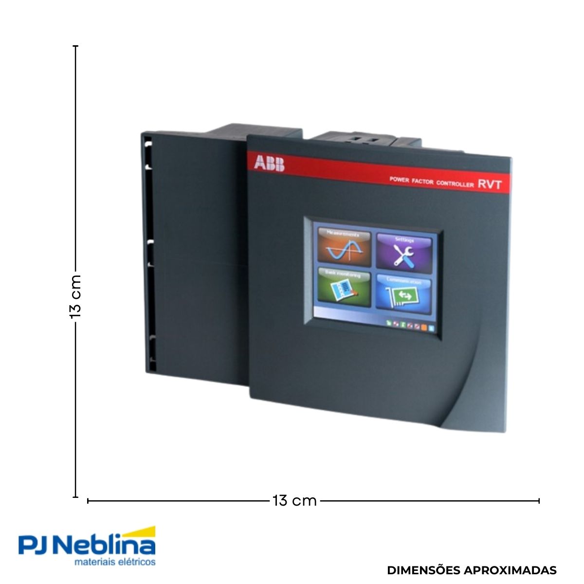 Controlador Digital Fator De Potencia 100/460V 50/60Hz Ip43 138X138Mm - Abb