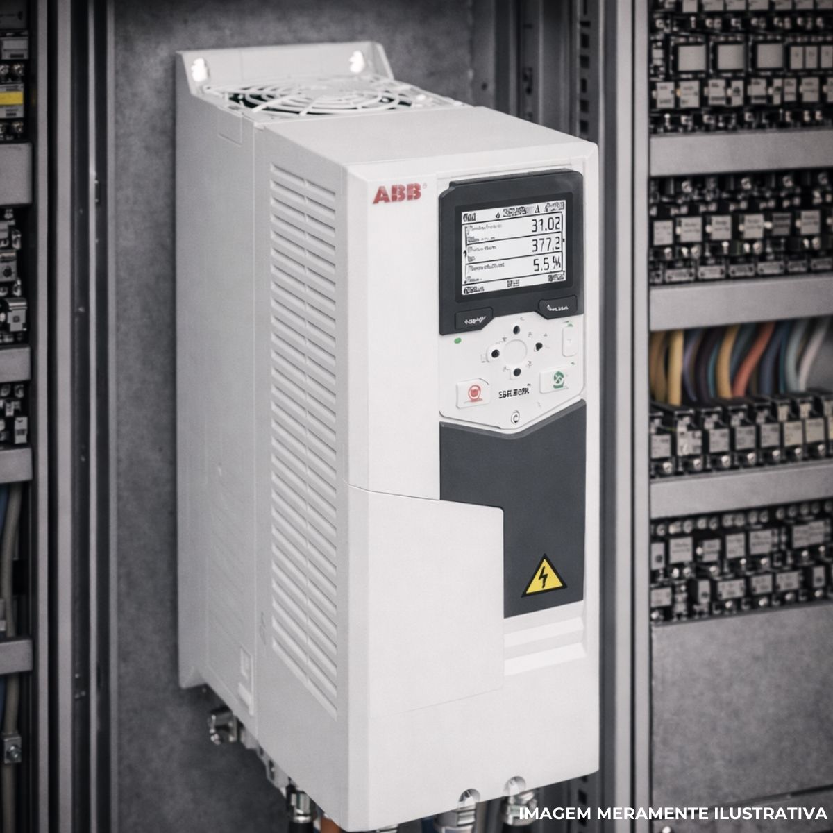 Inversor Frequência Trifásico 380-480V 50/60Hz 12,6A 5,5Kw - Abb