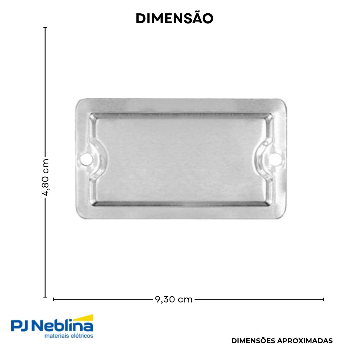 Tampa Condulete Cega Alumínio 1/2-3/4 S/Pintura S/Vedação - Walec