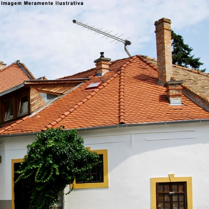 Antena Digital Externa UHF/HDTV Log16 Elemento SL-16000 - Brasforma