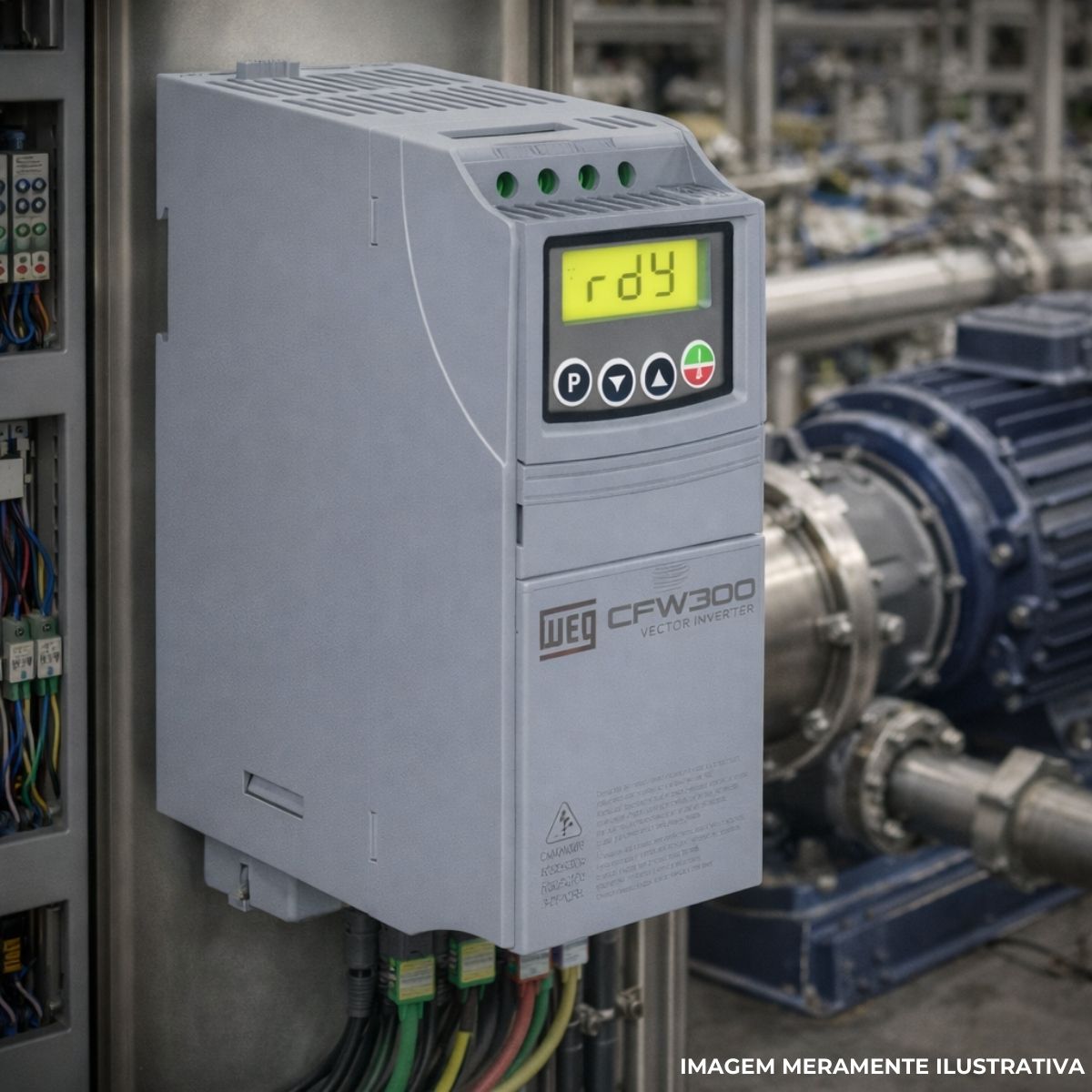 Inversor Frequência Trifásico 380-480V 50/60Hz 2,6A 1,1Kw - Weg