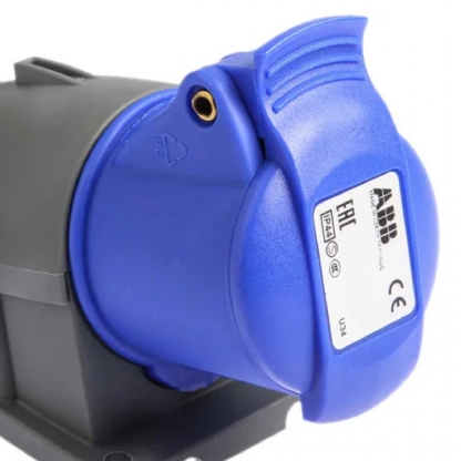 Tomada Industrial Femea Sobrepor 3P+T 16A 200/250V Az 9H Linha Easy Safe Ip44 316RS9 - ABB