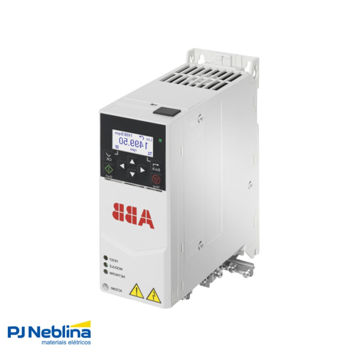 Inversor Frequência Trifásico 380-480V 50/60Hz 5,6A 2,2Kw - Abb