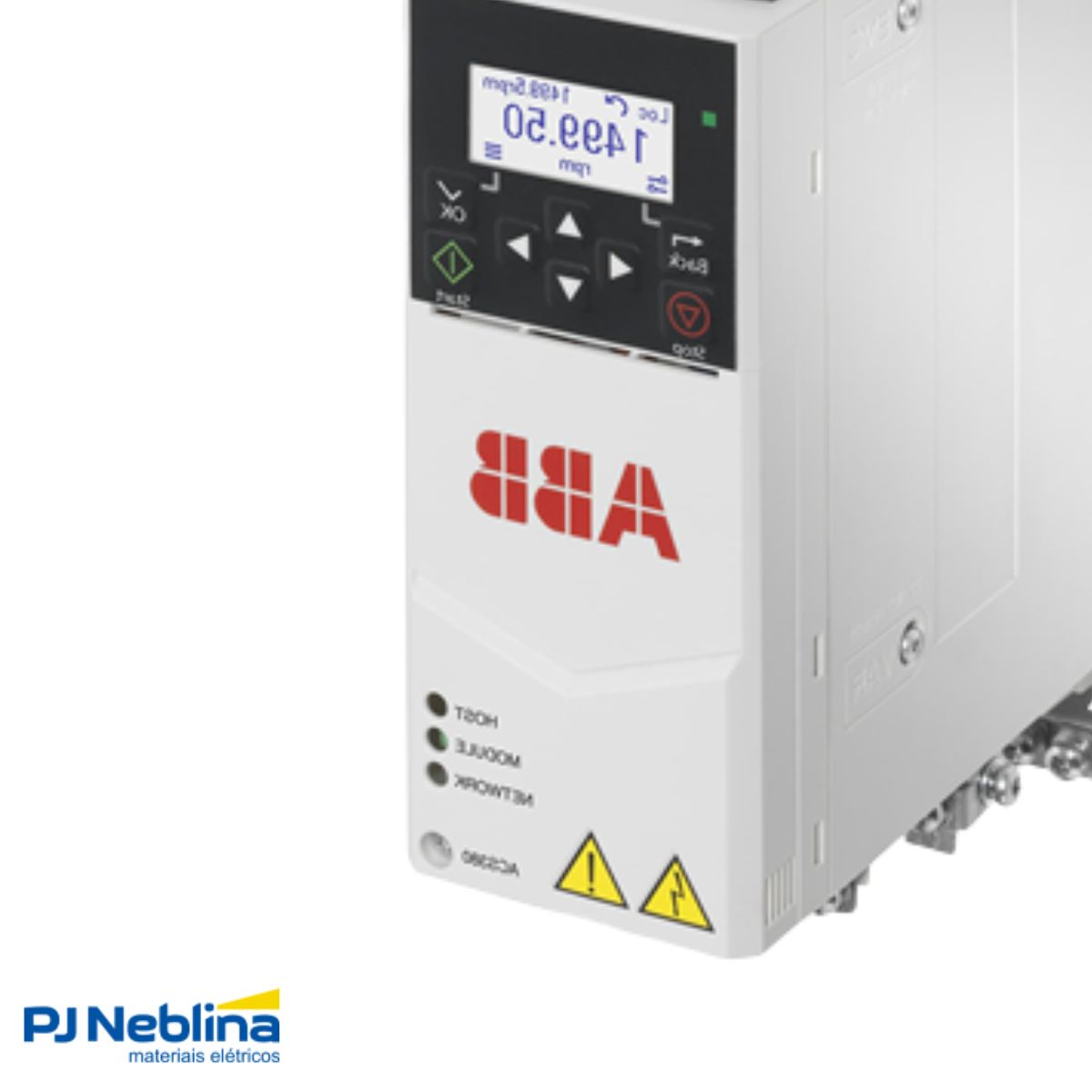 Inversor Frequência Trifásico 380-480V 50/60Hz 5,6A 2,2Kw - Abb