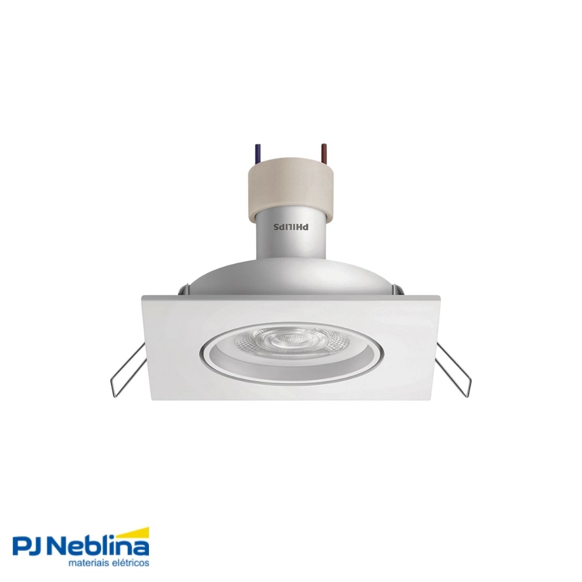 Luminaria Spot Led Embutir Quad Bc 5w Bivolt 6500k Branco Fr