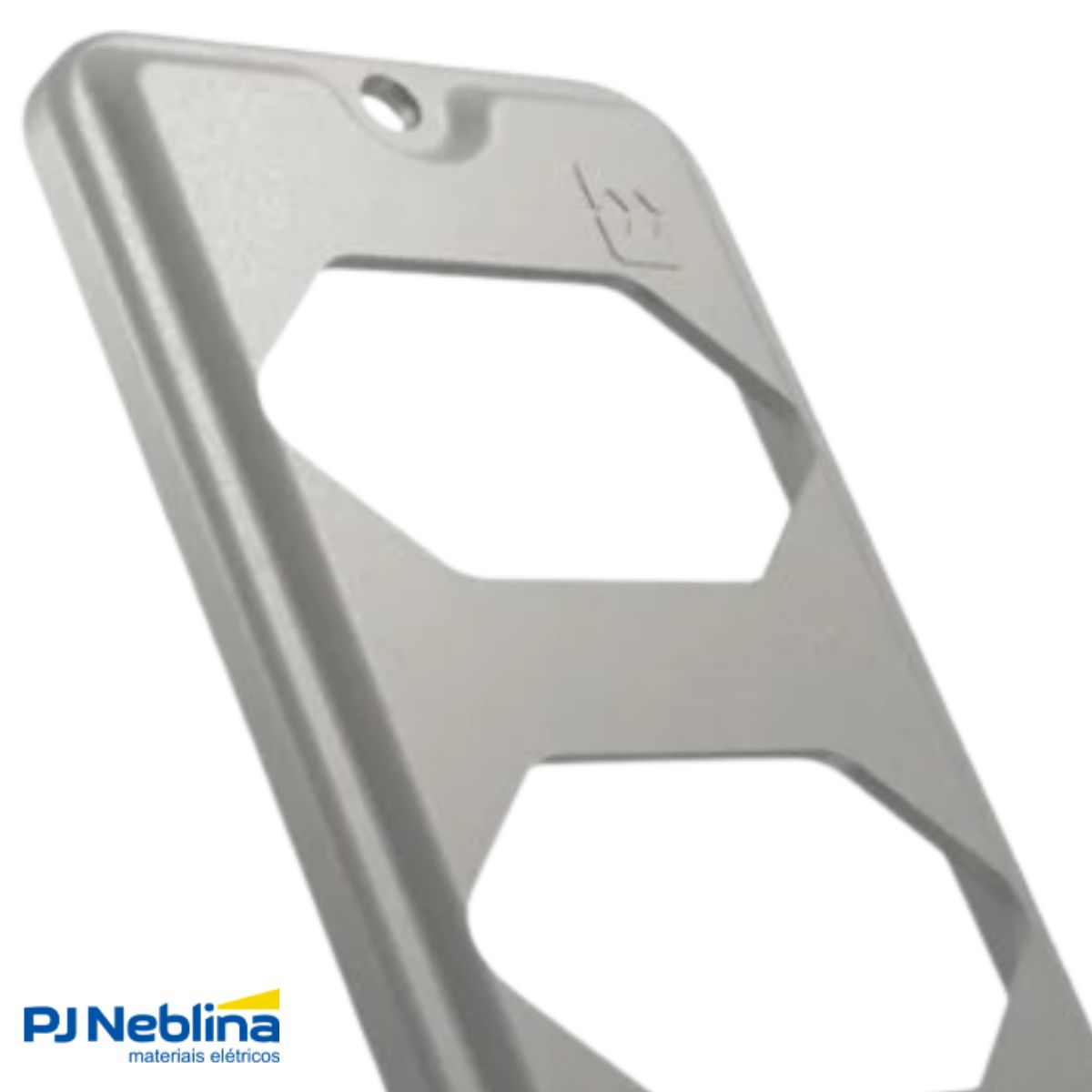 Tampa Condulete 2 Tom Hexagonal Alumínio 1/2-3/4 C/Pintura Cinza S/Vedação - Wetzel