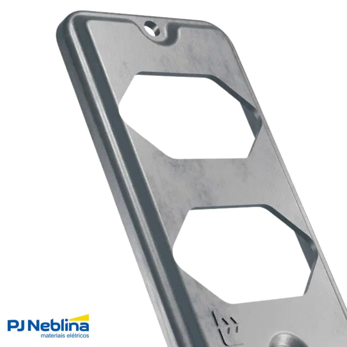 Tampa Condulete 2 Tom Hexagonal Alumínio 1/2-3/4 S/Pintura S/Vedação - Wetzel