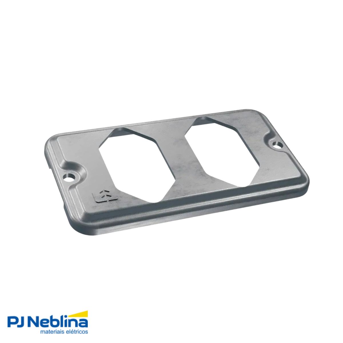 Tampa Condulete 2 Tom Hexagonal Alumínio 1/2-3/4 S/Pintura S/Vedação - Wetzel