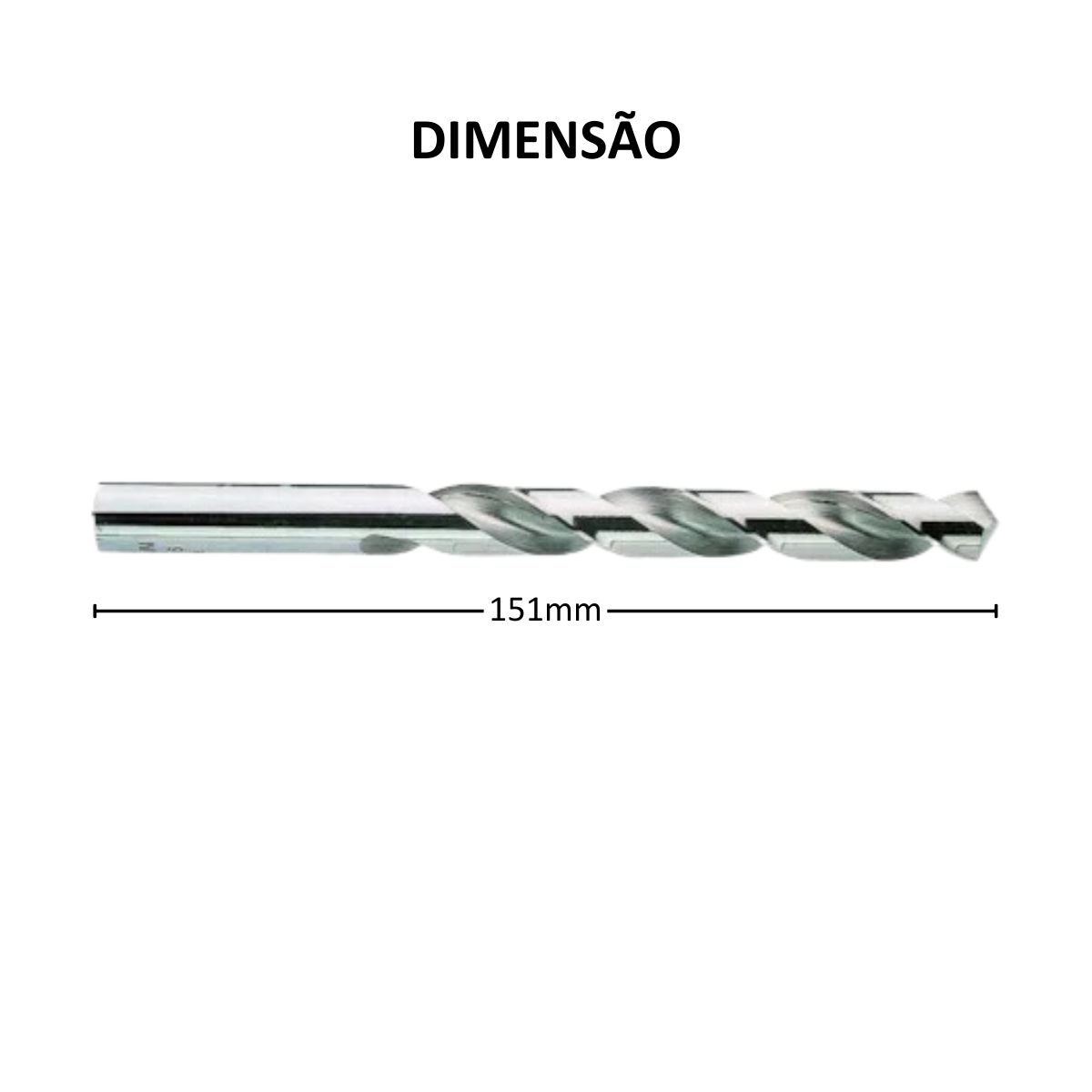 Broca Aço Rápido 13Mm Gold Ferrous Para Metais Blister IW1342 Irwin