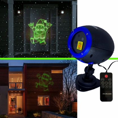 Luminária Projetor Dancing On The Wall Papai Noel Decorativo 12w Bivolt Com Controle - Decorlaser