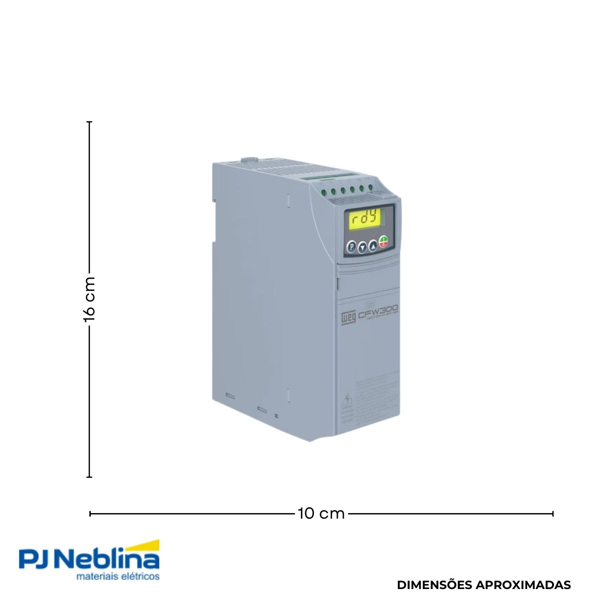 Inversor Frequência Trifásico 380-480V 50/60Hz 8,2A 3,7Kw - Weg