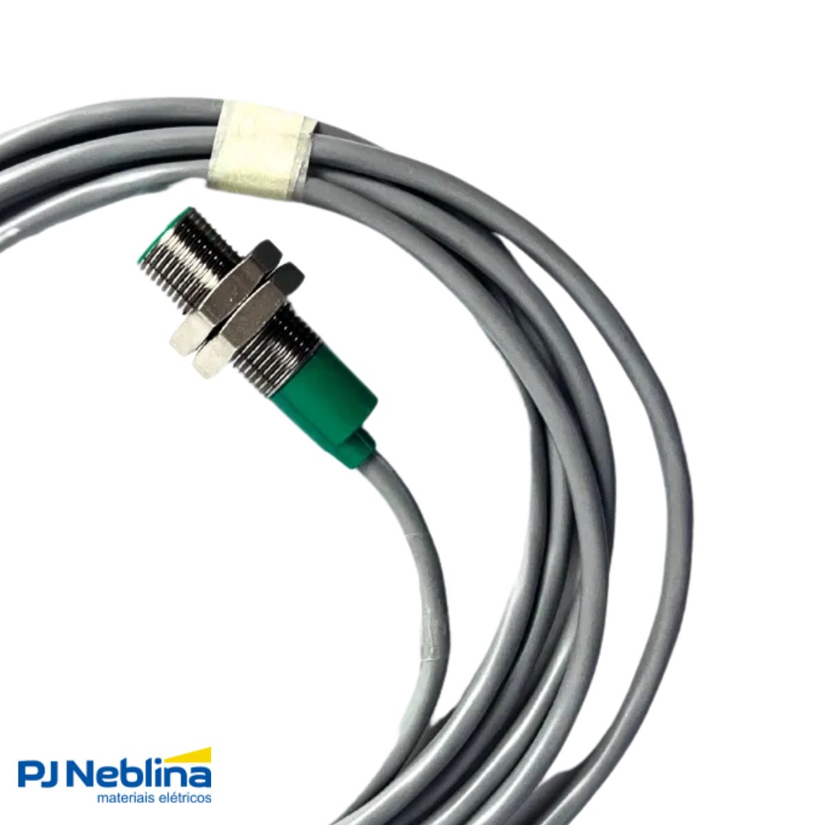 Sensor Indutivo Cilíndrico Roscado Sn=2Mm M12X1,00Mm Metálico 3 Fios 10-30Vcc Cabo 2M Pnp 1Na 1 Led - Weg