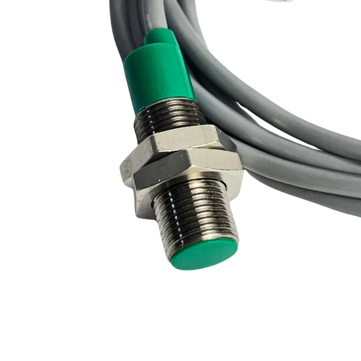 Sensor Indutivo Cilíndrico Roscado Sn=2Mm M12X1,00Mm Metálico 3 Fios 10-30Vcc Cabo 2M Pnp 1Na 1 Led - Weg