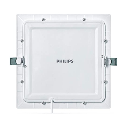 Luminária Painel Led Embutir Quadrado Branco 18W Bivolt 6500K Luz Branca - Philips