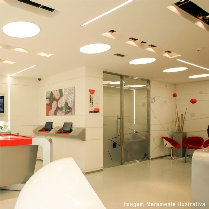 Luminária Painel Led Embutir Redondo 12W Bivolt 900Lm 3000K Luz Amarela - Philips