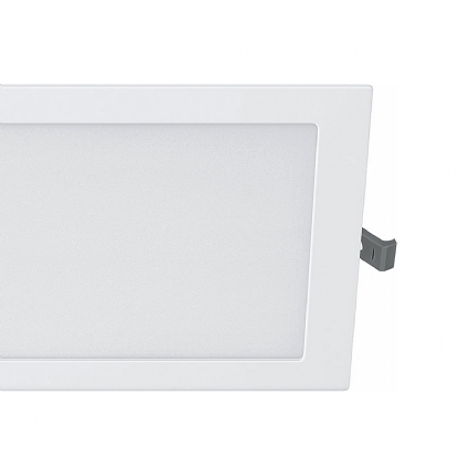 Luminária Painel Led Embutir Quadrado Branca 12W Bivolt 4000K Luz Branca - Philips