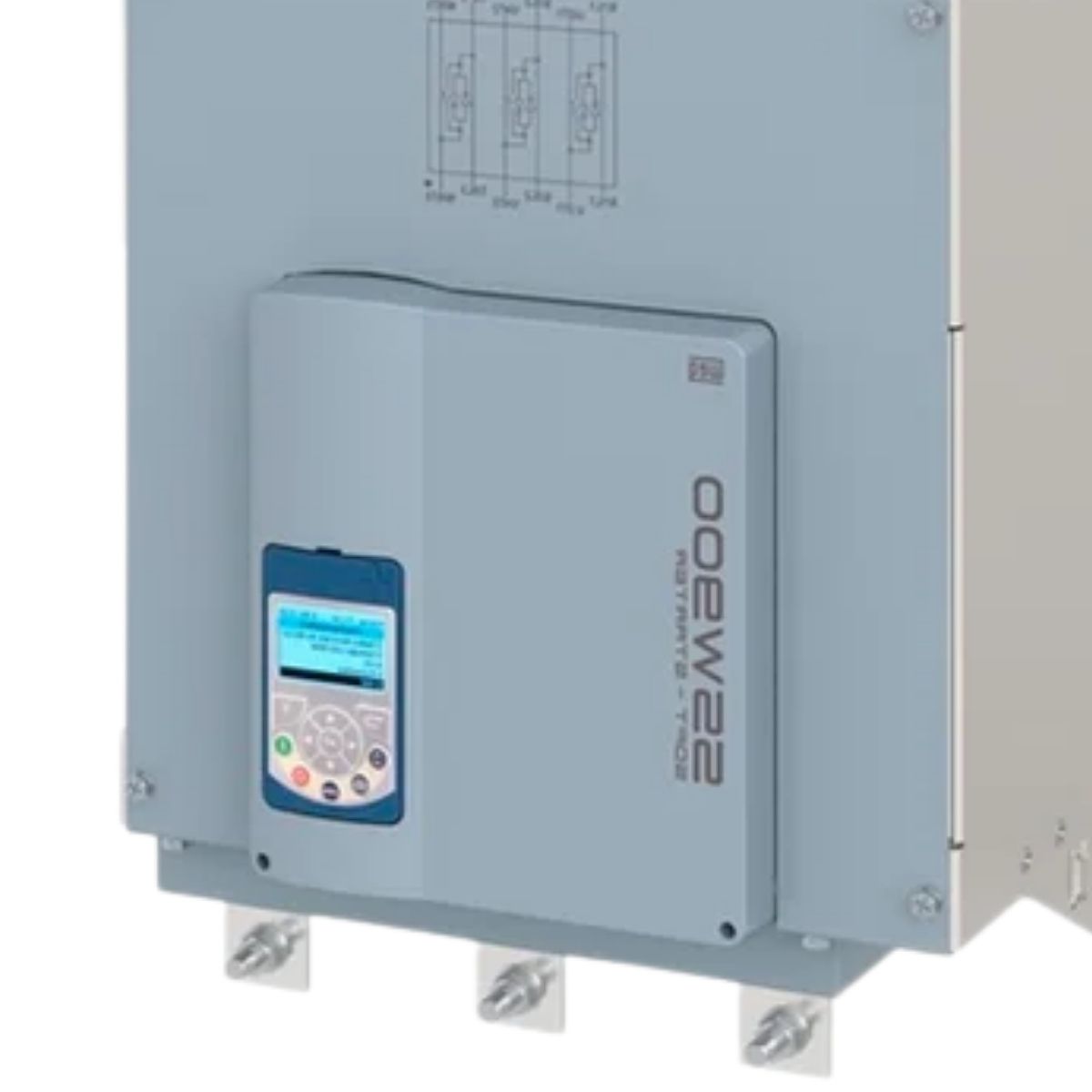 Chave Partida Softstarter Trifásico 480A 208-240V 370Kw Ip00 - Weg