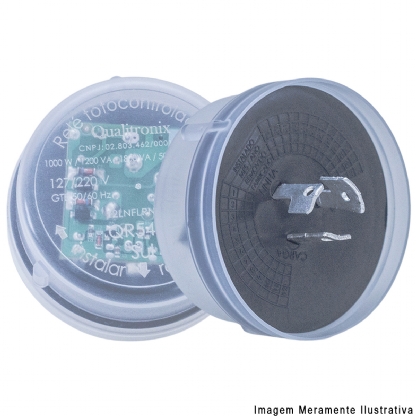 Relé Fotoelétrico 1800Va1000W Nf 127/220V Terminal Branco - Qualitronix