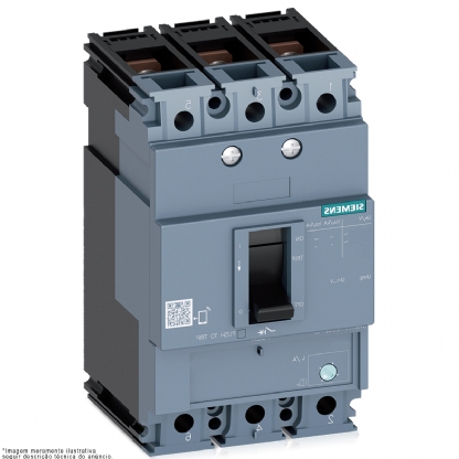 Disjuntor Caixa Moldada Tripolar 70-100A 36Ka 380/415V 3VM11104EE320AA0 - Siemens