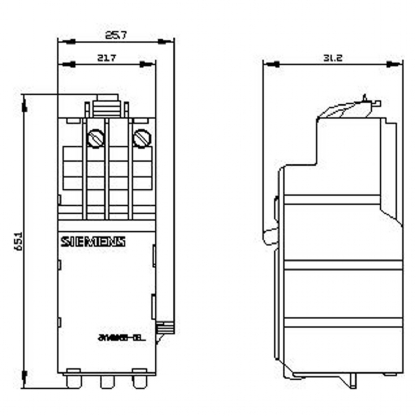 Bobina Desligamento 24-30Vcc 3Vm9908-0Bl30 3VM99080BL30 - Siemens