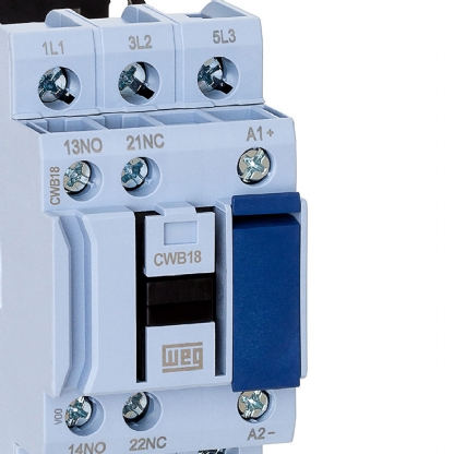 Contator Potência Tripolar 18A 220Vcc 1Na+1Nf CWB18-11-30C15 - WEG